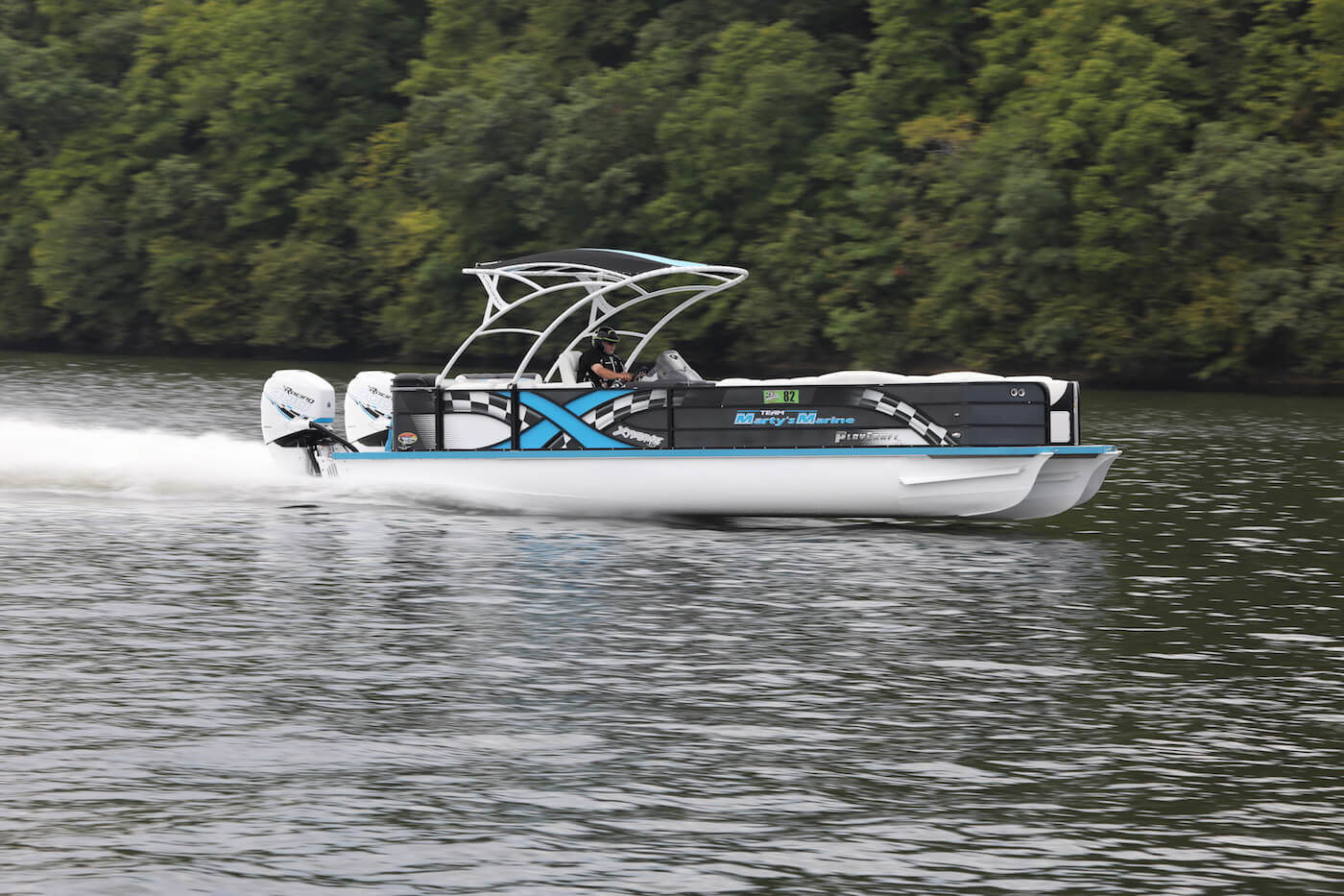 Playcraft Pontoon at the 2018 Shootout